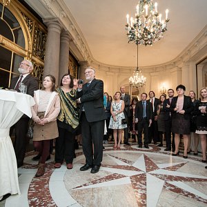 Oslava 40 let v rezidenci amerického velvyslance